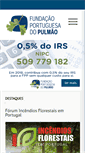 Mobile Screenshot of fundacaoportuguesadopulmao.org